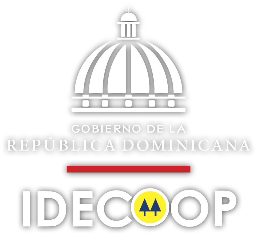 Logo del IDECOOP blanco